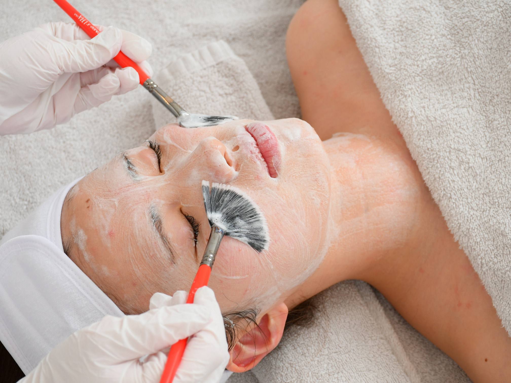 ララピールの施術風景